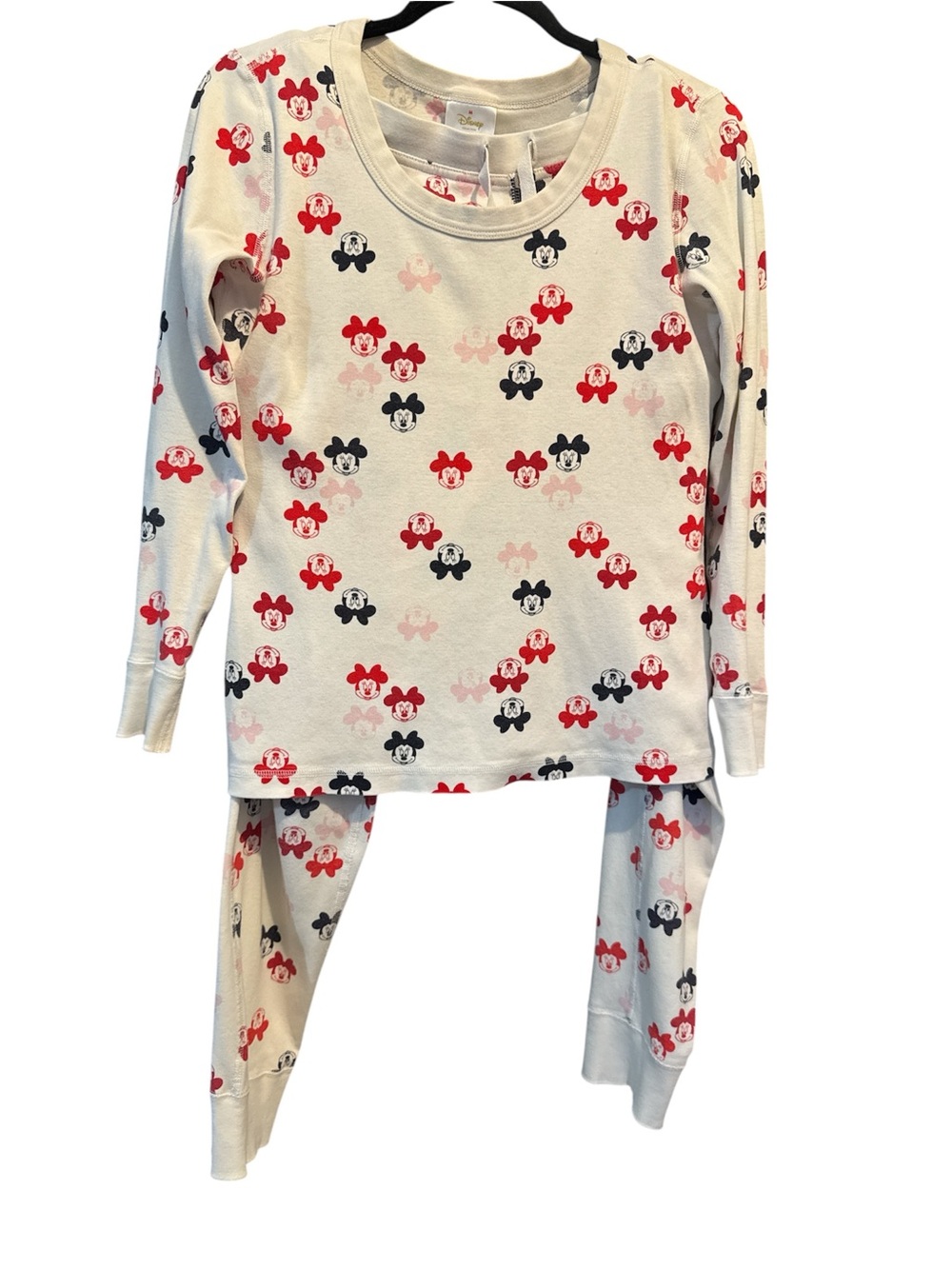 Disney Hanna Andersson Disney Minnie Mouse Long John Pajamas set  Sz M